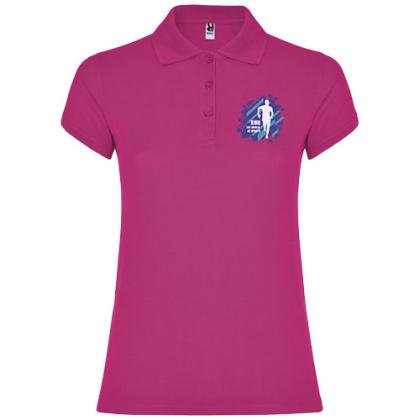 Star short sleeve women's polo