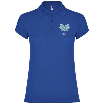 Star short sleeve women's polo