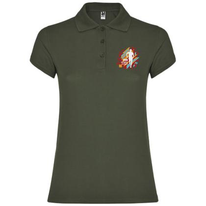 Star short sleeve women's polo