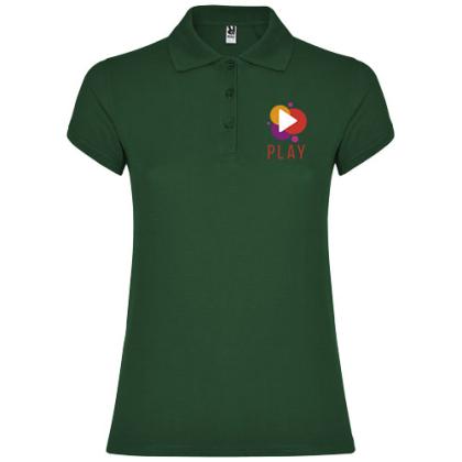 Star short sleeve women's polo