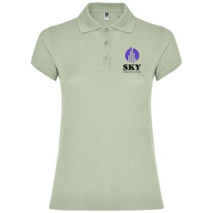 Star short sleeve women's polo
