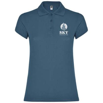 Star short sleeve women's polo