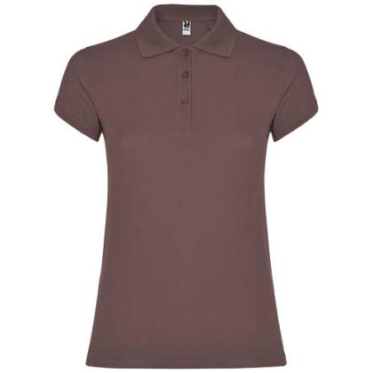 Star short sleeve women's polo