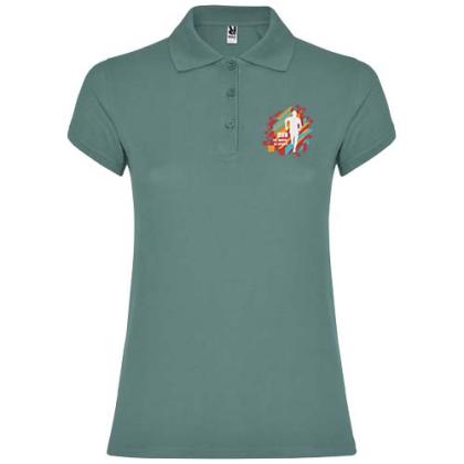 Star short sleeve women's polo