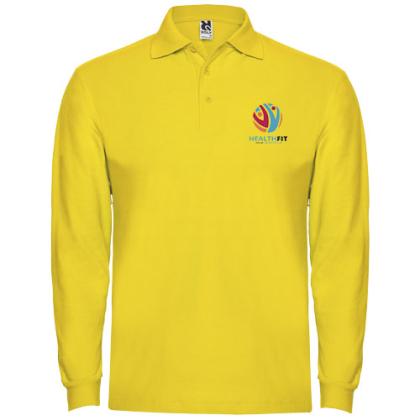 Estrella long sleeve men's polo