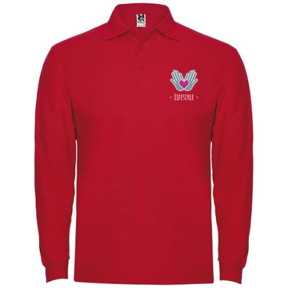 Estrella long sleeve men's polo