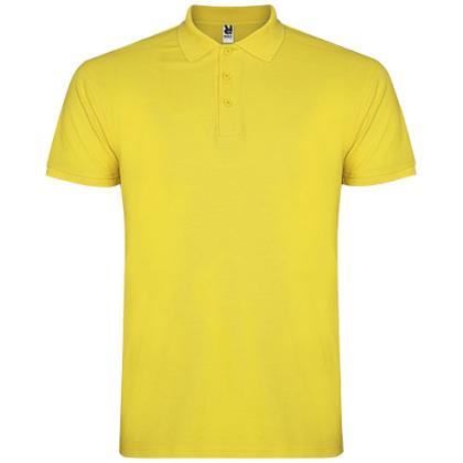 Star short sleeve men's polo