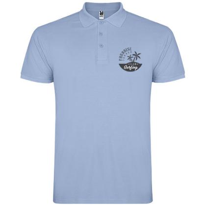 Star short sleeve men's polo
