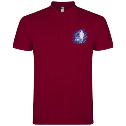Star short sleeve men's polo