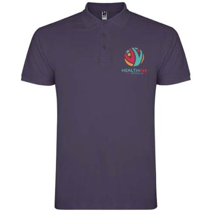 Star short sleeve men's polo