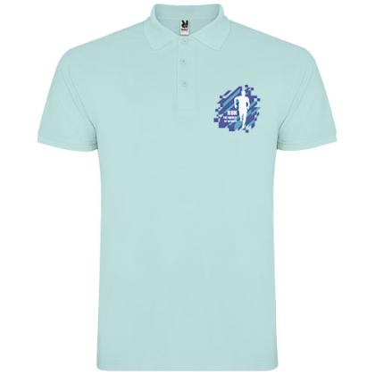 Star short sleeve men's polo