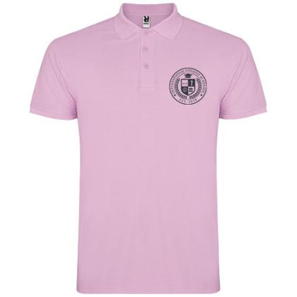 Star short sleeve men's polo