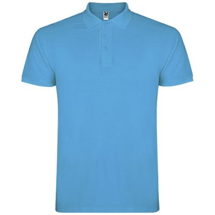 Star short sleeve men's polo