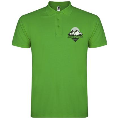 Star short sleeve men's polo