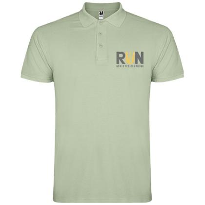 Star short sleeve men's polo