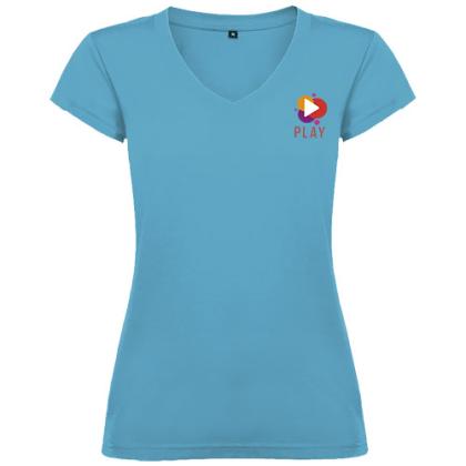 Victoria short sleeve women's v-neck t-shirt