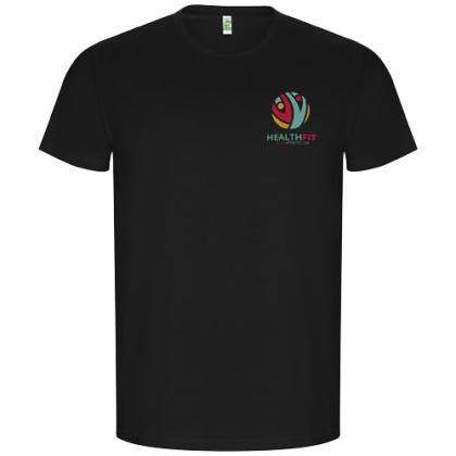 Golden short sleeve men's t-shirt