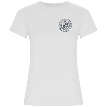 Golden short sleeve women's t-shirt