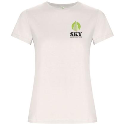 Golden short sleeve women's t-shirt