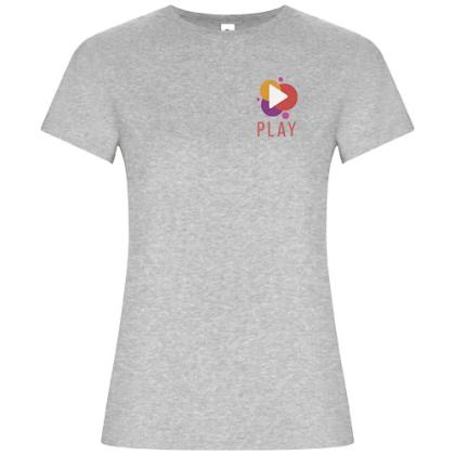 Golden short sleeve women's t-shirt