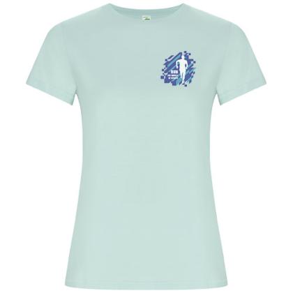 Golden short sleeve women's t-shirt