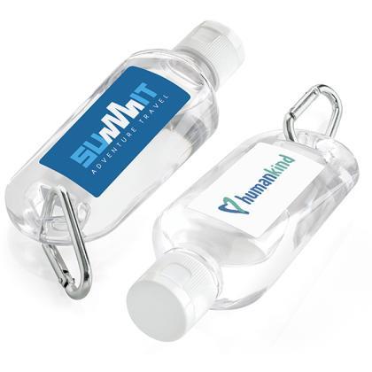 Antibacterial Hand Sanitiser on a Carabiner Clip (70ml) E1511702