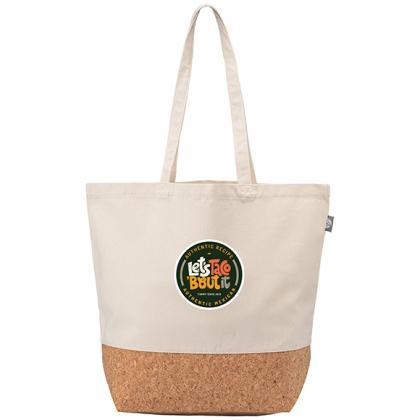 Alentejo - Recycled Cotton Tote Bag with Cork Bottom E158602