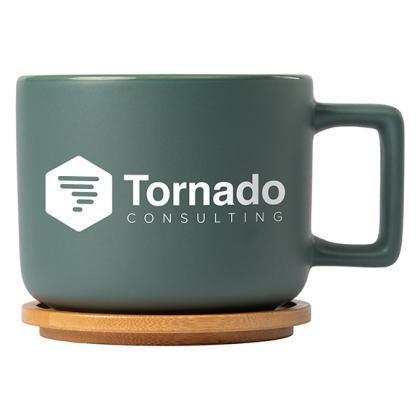 Café Virtuoso - 35ml Ceramic Mug with Bamboo Lid E154305