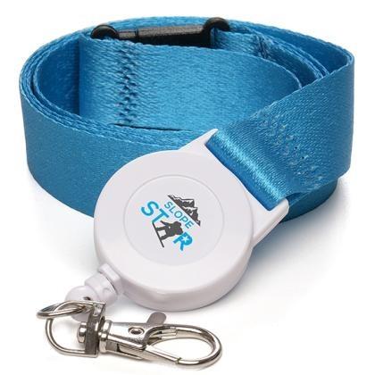 MADE IN BRITAIN rPET LANYARD WITH SKI PASS E1513405