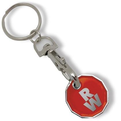 ENAMEL TROLLEY COIN KEY RINGS E1514102