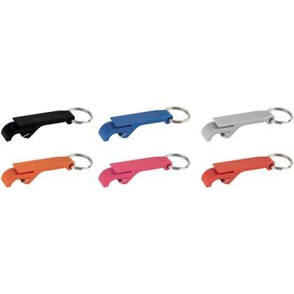 Eco - Bottle Opener GRS Recycled Key Ring  E1511201
