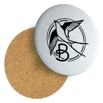 SMALL ALUMINIUM COASTERS E155304
