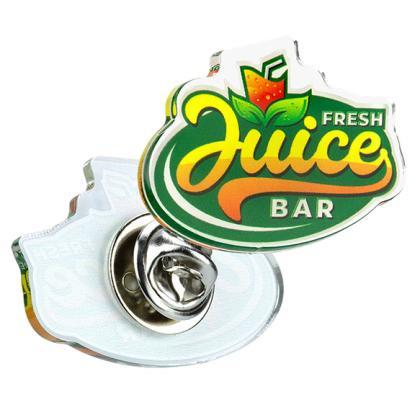 ACRYLIC CLUTCH PIN BADGES E1513705