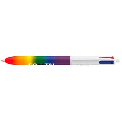 BIC 4 COLOURS RAINBOW DÉCOR BALL PEN E151109