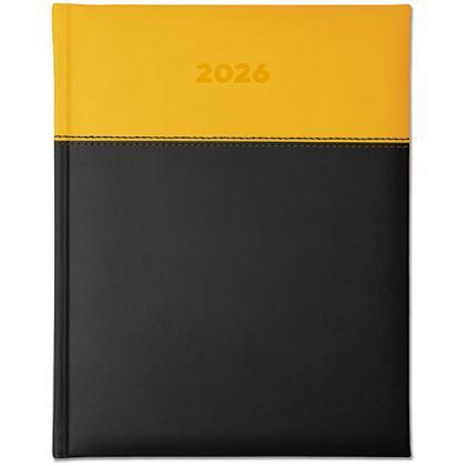 NEWHIDE BICOLOUR/ HORIZON QUARTO DESK DIARY E1514503
