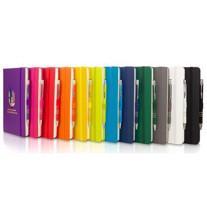 A5 Dimes Soft Touch Notebook & Pen Set E156004