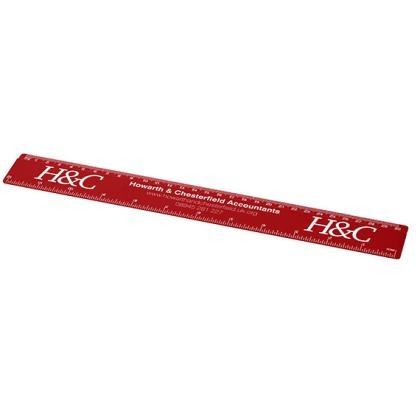 RENZO 30cm/12" PLASTIC RULER E155508