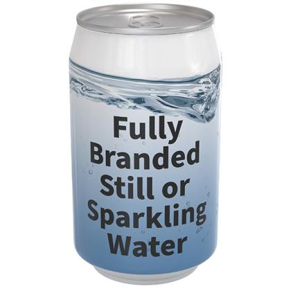 330ml Still or Sparkling Spring Canned Water  E1512405