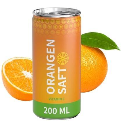 Orange Juice in 200ml Can  E1512404
