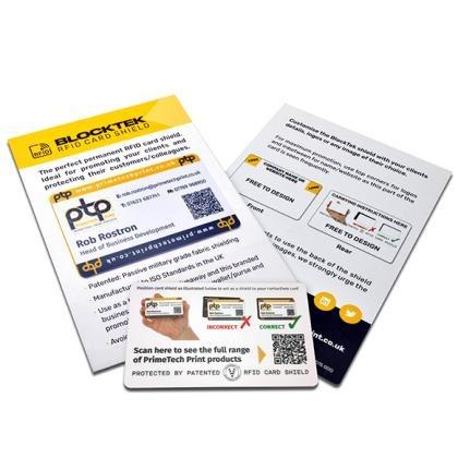 BlockTek Whitelabel RFID Card Shields E159003