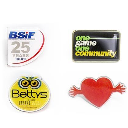PRINTED EPOXY METAL BADGE E1513802