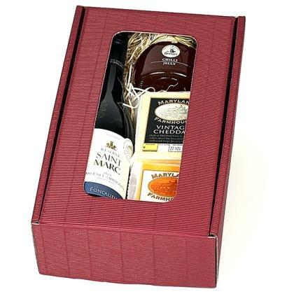 WINE AND CHEESE GIFT BOX E1512501