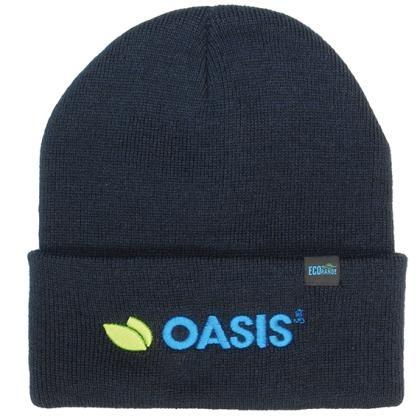 3984 RECYCLED POLYESTER ROLL UP BEANIE HAT E159504