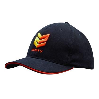 4210 - 6 PANEL HBC CAP WITH SANDWICH TRIM E159403