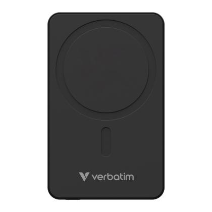 Verbatim Charge &acute;n&acute; Go Essentials Power Bank Magnetic Wireless 5000mAh