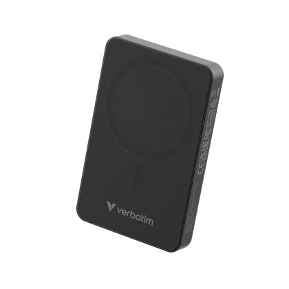 Verbatim Charge &acute;n&acute; Go Essentials Power Bank Magnetic Wireless 10000mAh