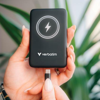 Verbatim Charge ´n´ Go Magnetic Wireless Power Bank 5000