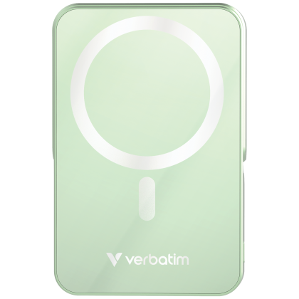 Verbatim Charge &lsquo;n&rsquo; Go Power Bank with Stand Magnetic Wireless 10000mAh