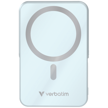 Verbatim Charge &lsquo;n&rsquo; Go Power Bank with Stand Magnetic Wireless 10000mAh