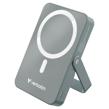 Verbatim Charge ‘n’ Go Power Bank with Stand Magnetic Wireless 10000mAh